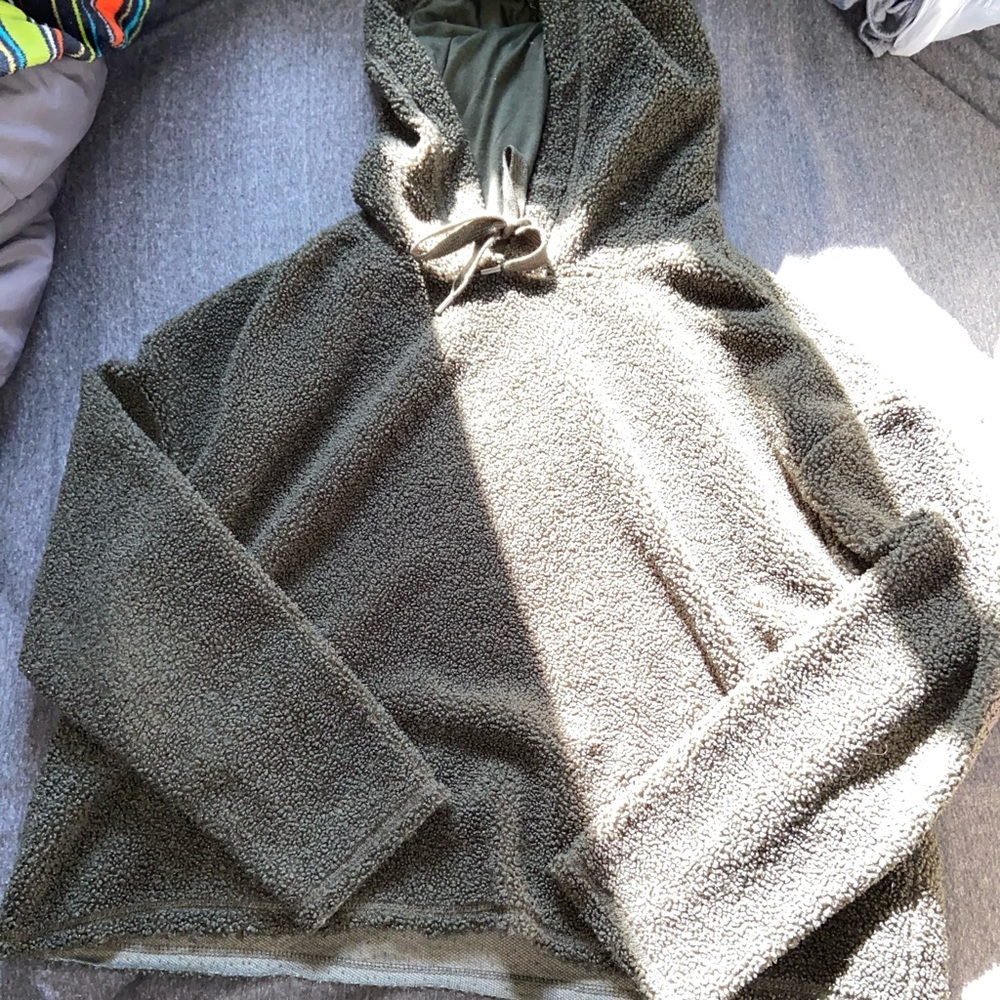 sherpa hoodie